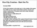 Vice City Crashes – Start the Fix