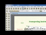 TRANSPOSING INSTRUMENTS: Finale 2010 Music Notation Software Tutorial #2