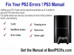 playstation 3 network problems ps3