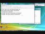 Ad hoc Connection Tutorial (computer to computer network) Windows Vista