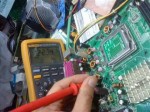 computer chip level repair clock voltage and harddisk problem