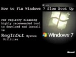 Windows 7 Slow Startup Repair