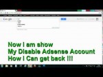 How to fix Google Adsense Account Disabled Problem Video Tutorial 2012