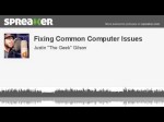 Fixing Common Computer Issues (made with Spreaker)