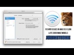 FIX WiFi Issues in Mac OS X Lion