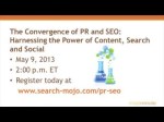 Mojo Minute: The Convergence of PR and SEO