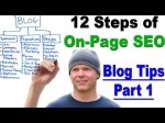 On-Page SEO – Learn the 12 Steps of On-Page SEO – Blog Tips Part 1