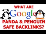 What Are Google Panda & Penguin Safe SEO Backlinks? How to do Search Engine Optimization for Google