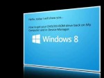 [Windows 8] DVD drive not showing