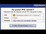 FastAgain PC Booster|This Software Is Designed To Diagnose Your PC Problems And Repair Them Quickly!