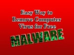Easy Way to Remove Computer Virus for Free